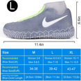 thumbnail image 5 of CHAO Cubrezapatos impermeables de silicona reutilizables - blancos, con suela antideslizante reforzada, adecuados para hombres y mujeres en días lluviosos y nevados, 5 of 5