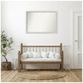 thumbnail image 4 of Amanti Art Custom Wall and Bathroom Mirror (32.25 x 45.25 in.), Eva White Silver Narrow Frame, 4 of 6
