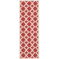 thumbnail image 3 of Safavieh Courtyard Red Indoor Outdoor Rug - Runner 2'3" x 6'7", 3 of 4