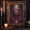 thumbnail image 4 of Dark Academia Art Crow Cuervo's Call póster impresiones para sala de estar, decoración del hogar, bruja gótica, Gato Negro, pintura en lienzo, arte de pared, 4 of 4
