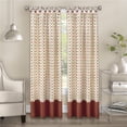 thumbnail image 1 of Achim CIPN63ST06 Callie Cuff Tab Top Window Curtain Panel - 52 x 63 in. - Spice & Tan, 1 of 1