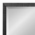 thumbnail image 3 of Kate and Laurel Reyna Modern Rectangle Wall Mirror, 24 x 36, Black, Framed Rectangular Statement Mirror with Ribbed Texture and Beveled Edge, 3 of 7