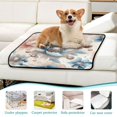 thumbnail image 5 of Washable Pet Pee Pads with Super Absorbent Reusable Training Pads for Dogs & Cats Large Glitter Flowers, 5 of 6