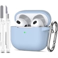 thumbnail image 1 of Funda para AirPods MHYALUDO de tercera generación, color azul cielo, 1 of 7