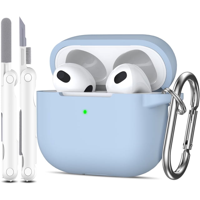 Funda para AirPods MHYALUDO de tercera generación, color azul cielo