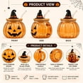 thumbnail image 6 of Cute Halloween-themed Clear Glass Tumbler With Lid Featuring Designs Of A Cow Ghost And A Pumpkin A Large-capacity Kitchen Drinking Glass., 6 of 8