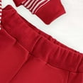 thumbnail image 6 of Staki Toddler Baby Girl Christmas Outfit Pullover Sweatshirt Top Flared Pants Set Cute 2 Piece Outfit Christmas Outfit Girls(Pink,3-4 Years), 6 of 7