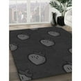 thumbnail image 3 of Ahgly Company Machine Washable Indoor Rectangle Transitional Midnight Gray Area Rugs, 7' x 9', 3 of 7