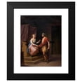 thumbnail image 2 of Nils Andresson 12x14 Black Modern Framed Museum Art Print Titled - Heimdal Returns Brisingamen to Freya (1846), 2 of 5