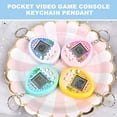 thumbnail image 3 of BESTSKY Virtual Electronic Digital Pet Keychain Game, Retro Handheld Electronic Game Machine with Keychain for Boys Girls 4 Pieces, 3 of 7