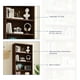 thumbnail image 4 of Librero Bluelander, Estante Organizador con 6 Compartimientos, Café Oscuro, 4 of 5