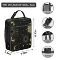 thumbnail image 3 of Premium Gothic Starry Night Lunch Box Set: Constellation Design - Insulated Reusable Leakproof Cooler with Strap, Zipper & Mesh Pocket, 3 of 7