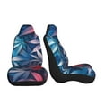 thumbnail image 3 of Sikiie Red And Blue Leaves Car Seat Covers 2PCs Front Car Seat Covers Universal fit for Most Cars SUVs and Trucks-1, 3 of 9