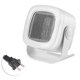 thumbnail image 1 of Desktop Heater 800W Energy Efficient Fast Heating Overheating Protection Dumping Shutdown Space Heater with Thermostat US Plug 110V, 1 of 4