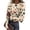 AL12_Multicolor, variant on Womens Christmas Shirts Xmas Printed T-Shirts Fall Crew Neck Long Sleeve Lightweight Tunic Multicolor L