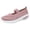 Pink_003, variant on Domuza Orthopedic Casual Shoes for Women Arch Support Slip on Non Slip Nurse Shoes Wide Width Mesh Stretch House Shoes Soft 2026 Orthopedic Shoes Black 7(EU-38)