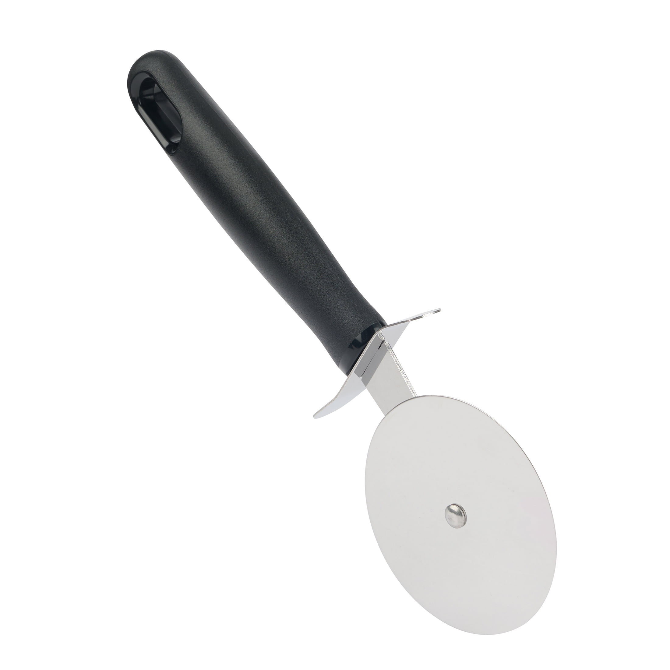 Mainstays 3in Ergonomic Lightweight Wheel Stainless Steel Pizza Cutter, Black