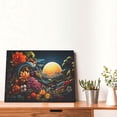 thumbnail image 4 of Balery Sunset Floral Fantasy Landscape Pattern Canvas Decorative Picture – 30x40in Premium Wall Art, Modern Canvas Print for Home Decor（Horizontal）, 4 of 6