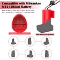 thumbnail image 2 of Kit de Conversión de Batería 12V para Milwaukee M12 con 2 Adaptadores, 2 of 7
