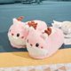 thumbnail image 1 of Zapatillas cálidas de dibujos animados para mujer y niña, zapatos de felpa de unicornio y hámster Kawaii, suela suave plana, zapatos de algodón para el hogar, piso silencioso antideslizante, Invierno, 1 of 5