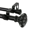 thumbnail image 2 of InStyleDesign  Amor Adjustable Black Double Curtain Rod Set 48 to 84 inch, 2 of 3
