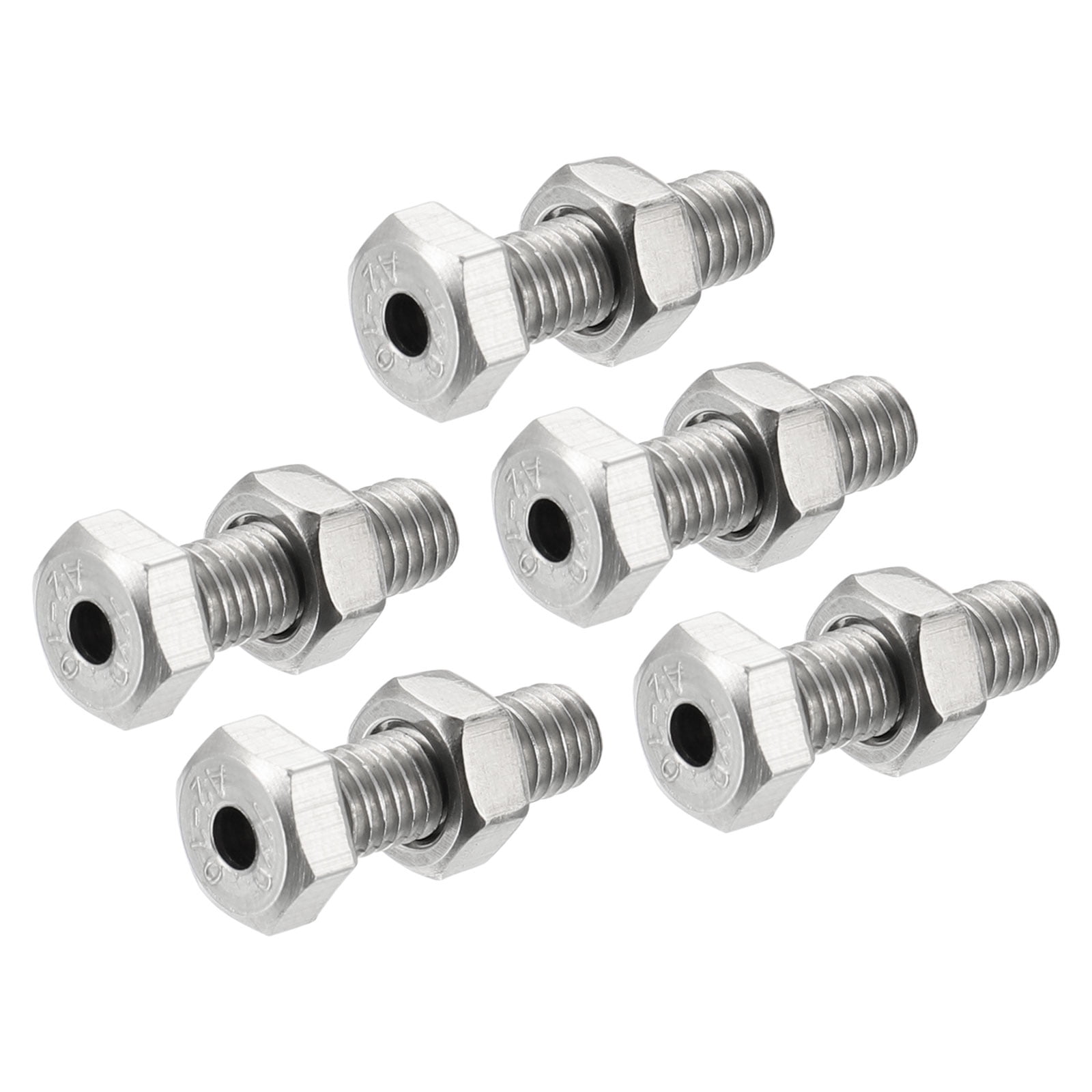 50 Vis à Tête Fraisée Hexagonale (Allen) M4 X 10 Mm - Acier Carbone 10.9 - Marque Uxcell, Neuf