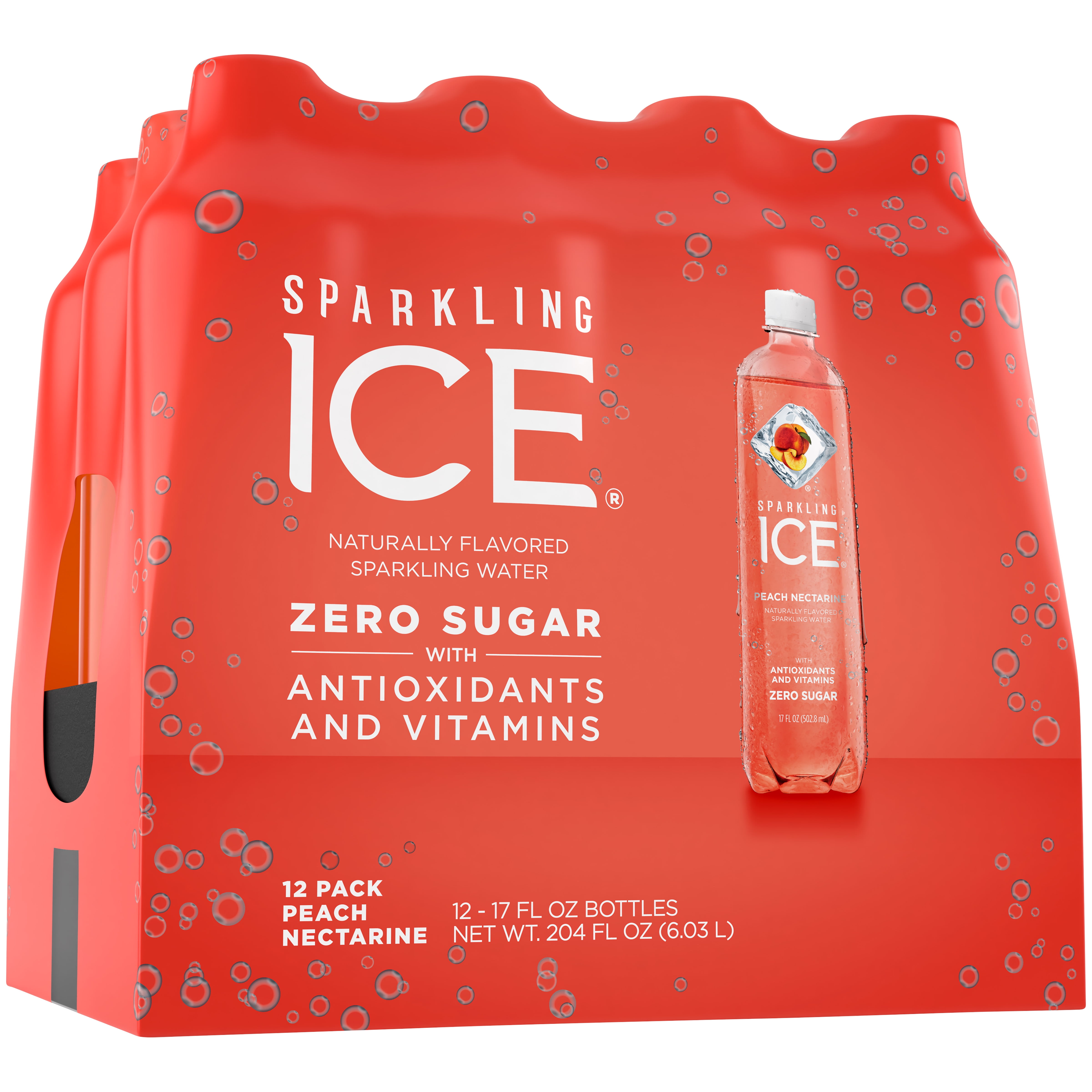 Sparkling Ice® Naturally Flavored Sparkling Water, Peach Nectarine 17