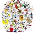 thumbnail image 1 of Paquete de pegatinas Snoopys Anime, 100 unidades, pegatinas decorativas de dibujos animados, 1 of 3