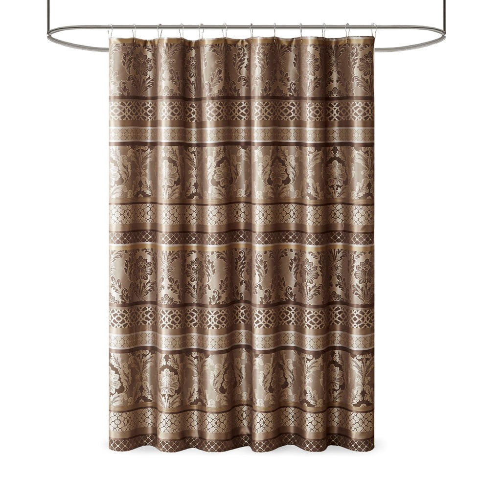 MAYEERTY Jacquard Shower Curtain, 72" x 72", Machine-Washable, Polyester