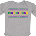 thumbnail image 4 of Inktastic Mardi Gras Mirror Words Boys or Girls Long Sleeve Baby Bodysuit, 4 of 5