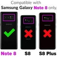 thumbnail image 2 of Samsung Galaxy Note 8 Wallet Case,Luxury Leather Phone Cases with Credit Holder Slot Stand Kickstand Book, 2 of 5