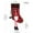 Red, variant on 2 PCS Large Christmas Stockings Christmas Decorations for Tree,3D Plush Hanging Stockings with Long Legs,Plaid Xmas Character Hanging Socks for Xmas Party Home Fireplace Decor Family Friend Gift