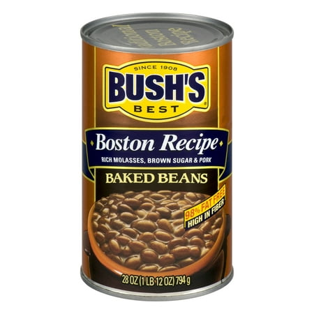 (6 Pack) Bush's Best Baked Beans Boston Recipe, 28