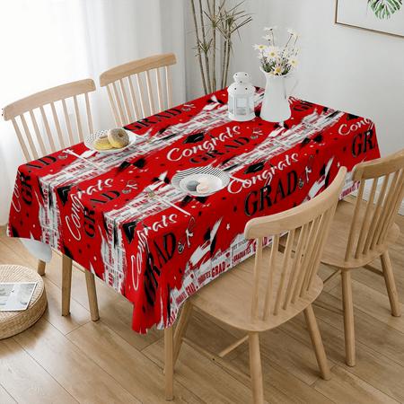 

2023 Graduation Decoration Tablecloth Marble Style Texture for Dining Tables Buffet Parties and Camping(#84 M-54x72 )