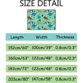thumbnail image 2 of SKYSONIC Area Rug Dinosaurs Trees and Fern Nursery Rug Floor Mat Kids Playing Mat for Living Room Bedroom, 80x58 in, 2 of 6