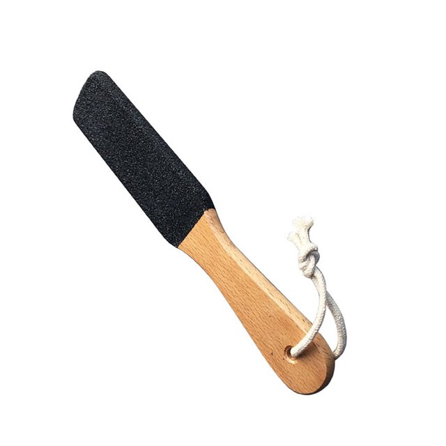 Seitruly Foot Scrubber Wooden Feet Skin File Callus Tool Care Skins Device Removal Supplies Personal Tools Scrub for Home Type3 NO3