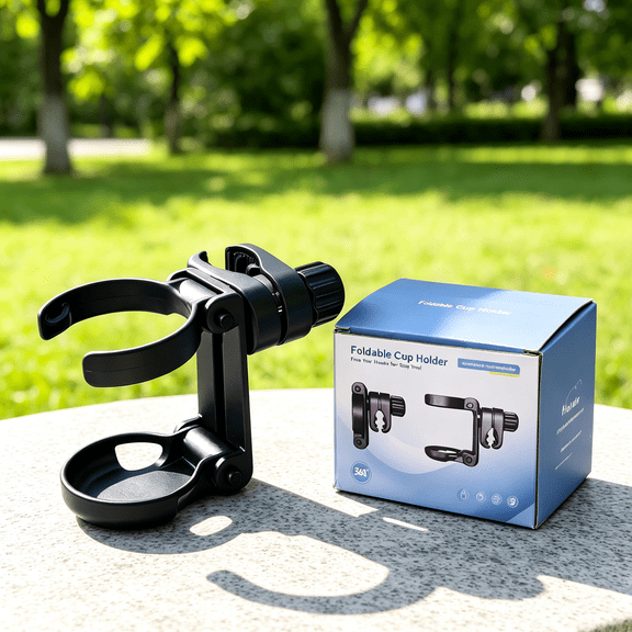 Cup Holder for Walker,Wheelchair Cup Holder Universal Holder for Stroller, Phone,Bike