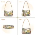 thumbnail image 7 of FORMRS Womens Shoulder Bag with Chain Strap Clutch Purse Cute Tote Handbag, Pink Floral Wave, 7 of 7