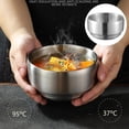 thumbnail image 3 of Cuencos de acero inoxidable 304 para condimentos, sopas y ensaladas. S, 3 of 7