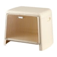 thumbnail image 4 of Banco de almacenamiento de reposapiés de pie otomano con almacenamiento a gran capacidad que cambia de calzado multifuncional Portable para sala de, 4 of 9