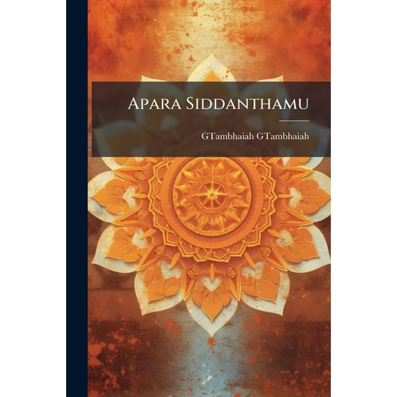 Apara Siddanthamu (Paperback)