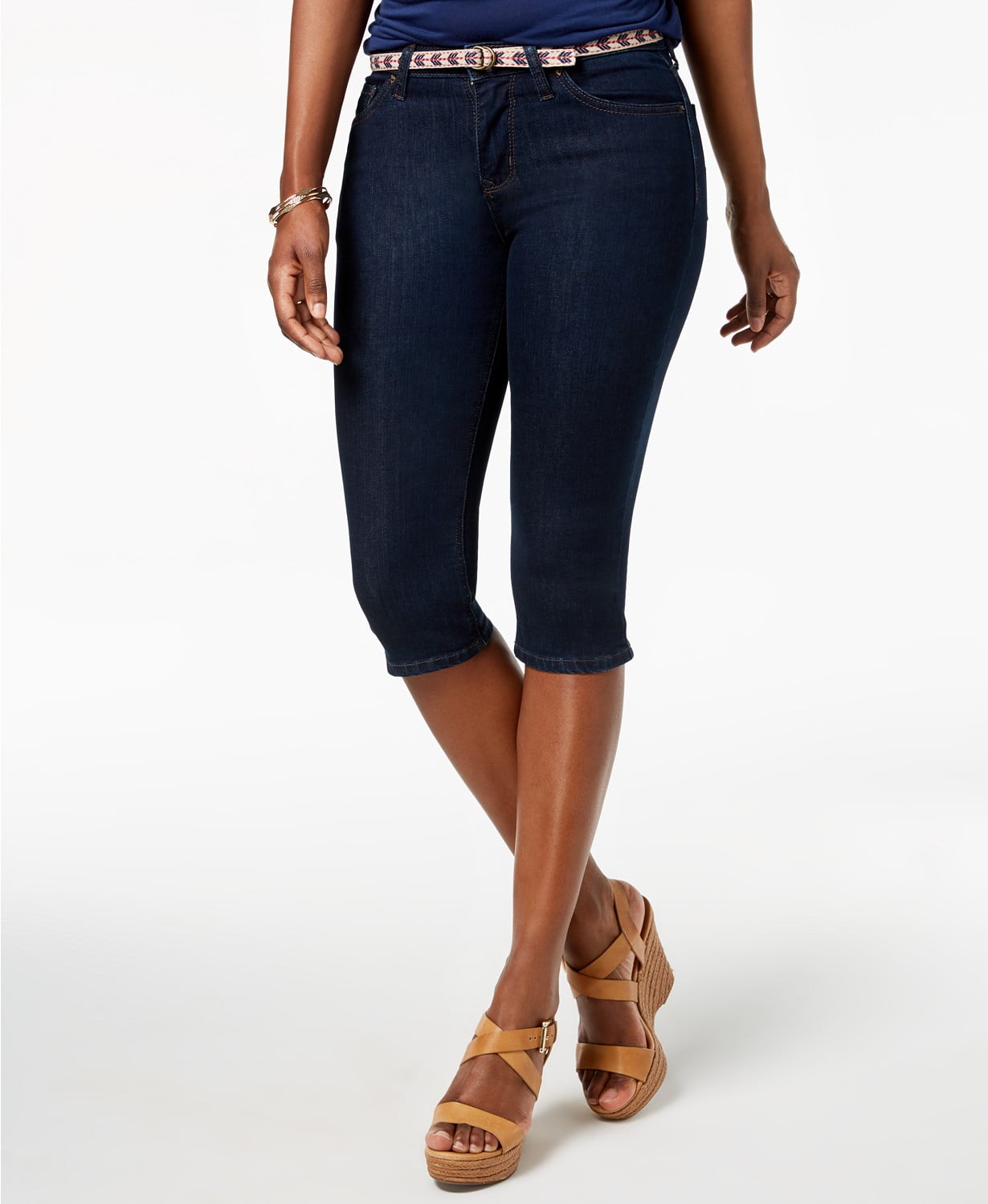 Lee Platinum - Stretch Denim Capri Jeans - Petite - 16 P - Walmart.com