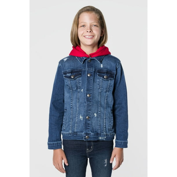Chamarra Vaquera Oggi Jeans Nino Slim Mezclilla 2243601 Walmart en linea