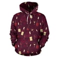 thumbnail image 3 of Sudadera con capucha para hombre con estampado de vino tinto en 3D de Harajuku, diseño de fruta y uva, ropa deportiva, moda informal, ropa de calle para hombre, 3 of 4