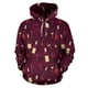 thumbnail image 3 of Sudadera con capucha para hombre con estampado de vino tinto en 3D de Harajuku, diseño de fruta y uva, ropa deportiva, moda informal, ropa de calle para hombre, 3 of 4