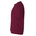 thumbnail image 3 of A4 2-Button Mesh Henley For Youth Male in Maroon | NB4130, 3 of 3