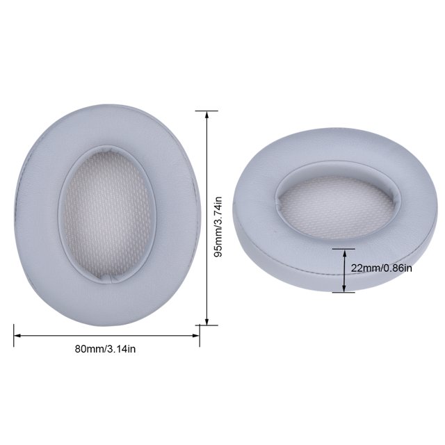 Almohadillas de repuesto para auriculares para Beats Studio 30/20 color negro