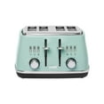 thumbnail image 2 of Open Box Haden 4 Slice Extra Wide Slot Stainless Steel Toaster w/Tray, Sage, 2 of 9