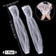 thumbnail image 3 of Mangas desmontables de organza para vestidos de novia, guantes de malla sin dedos, guantes transparentes, guantes de tul para novia., 3 of 9