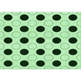 thumbnail image 1 of Ahgly Company Indoor Rectangle Patterned Mint Green Area Rugs, 2' x 3', 1 of 6